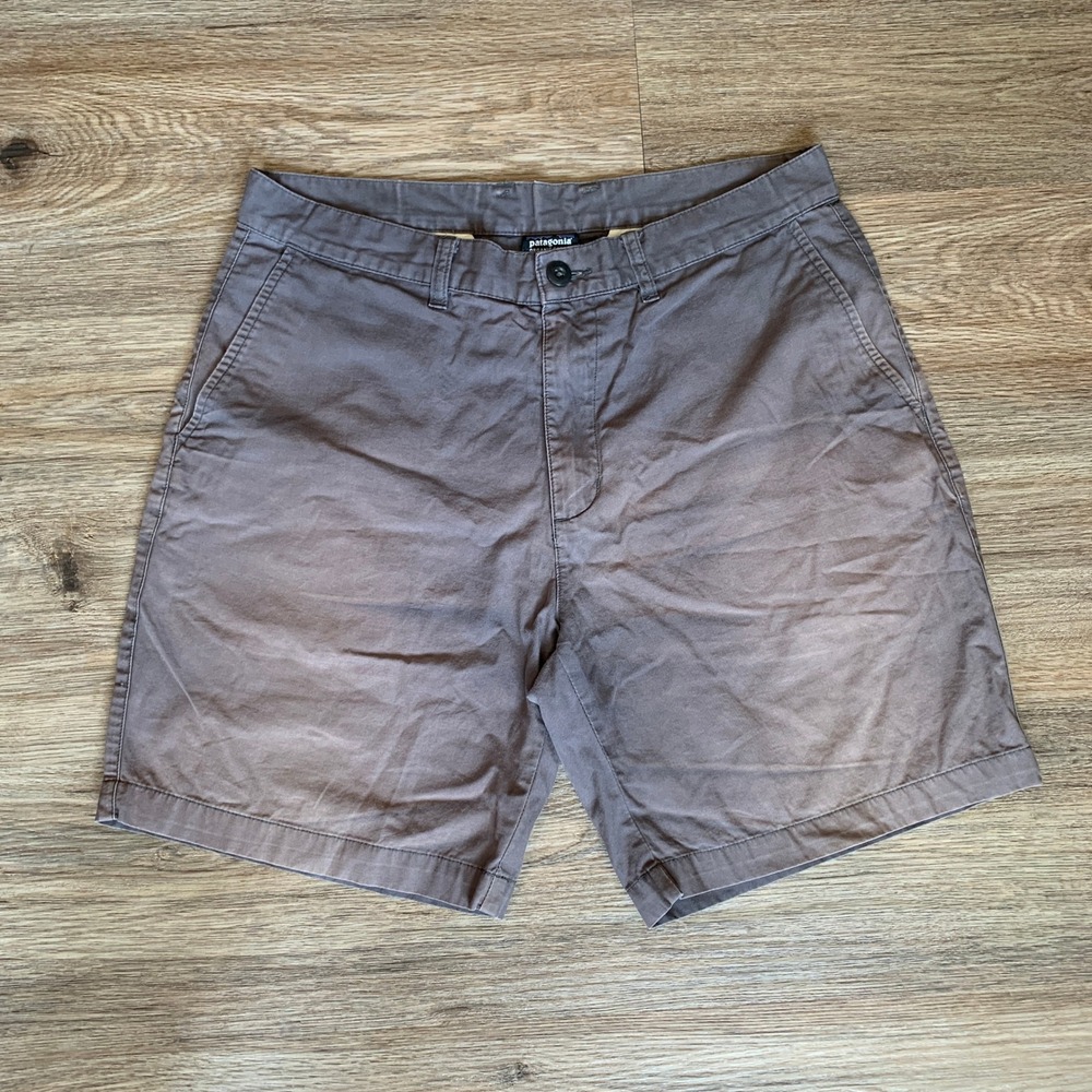 Vintage Y2k Patagonia Mens Organic Cotton Hiking Shorts Gray - Size 33